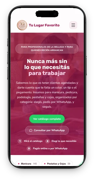 Tienda online de Tu Lugar Favorito hecha por Kyvro